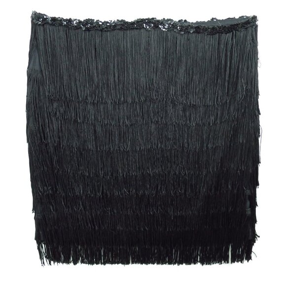 Betsey Johnson Cascade Fringe Skirt Y2K Size L NWT - Picture 3 of 10